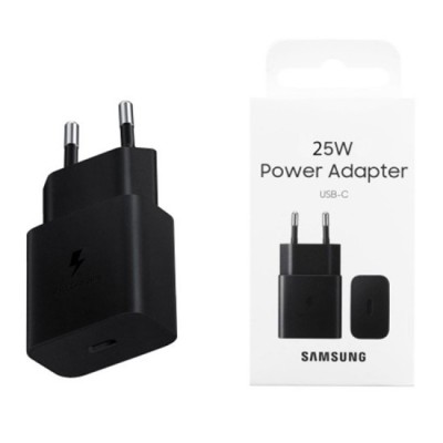 Incarcator pentru Priza Type-C, Super Fast Charging, 25W - Samsung T2510 (EP-T2510NBEGWW) - Black (Blister Packing) foto
