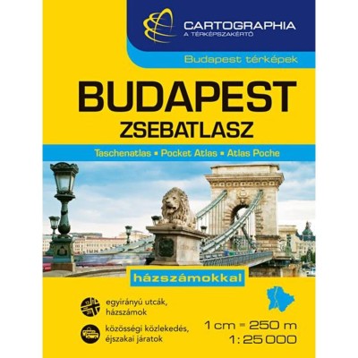 Budapest zsebatlasz 1:25 000 - Cartographia Kft. foto