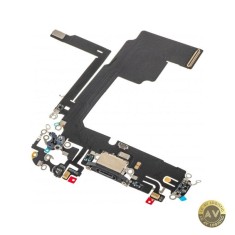 Banda cu Conector Incarcare - Microfon Apple iPhone 15 Pro Negru