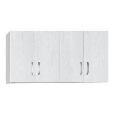 Dulap 4 usi Zelia Alb 120x42x60 cm