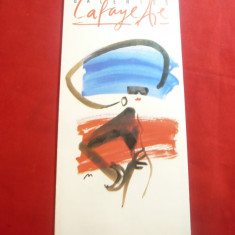 Harta Parisului - Galeriile LaFayette 1994 - ghid turistic ,reclame