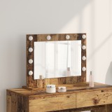 vidaXL Oglindă de Toaletă Lemn Vechi Lemn 60 x 45 x 18 cm Oglindă