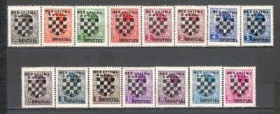 Croatia.1941 Timbre Iugoslavia-supr. MC.51 foto