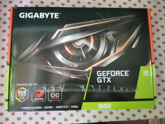 Placa video Gigabyte GTX 1650 4GB DDR5 128-bit foto
