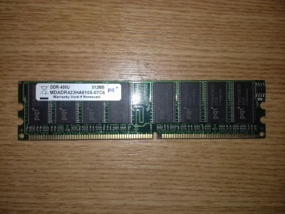 Memorie DDR 400 PQI 512 MB foto