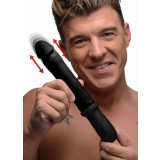 Vibrator Impressor Ciocan din silicon, incarcare USB, natural, 21 cm#