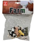 Set figurine animale domestice ferma 8-10 piese Farm figurine realiste copii