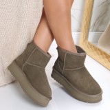 Cumpara ieftin Cizme Dama Imblanite Kaki din Piele Naturala Intoarsa Angina, 39