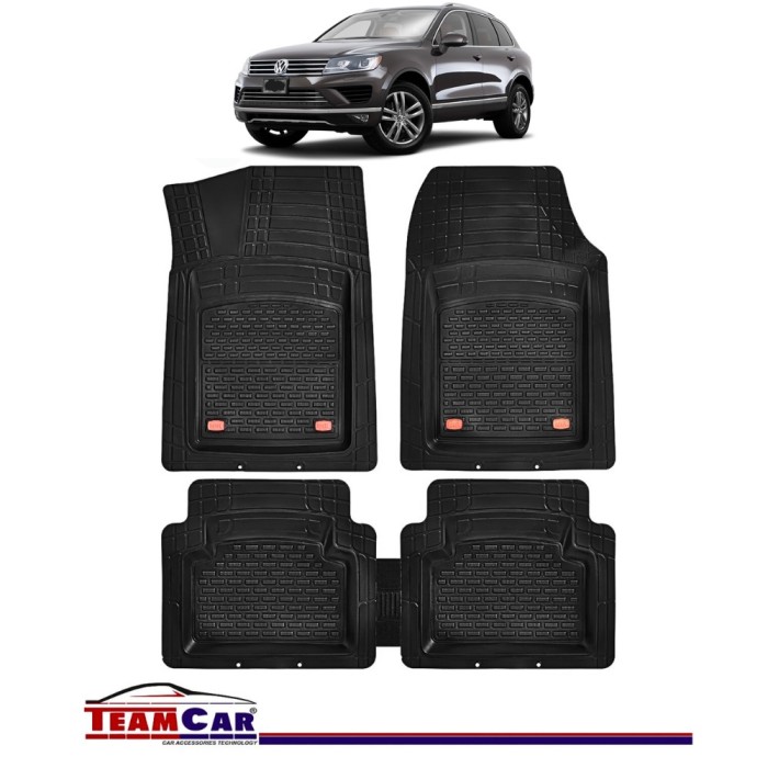 Covorașe Auto TeamCar&reg; Tip Tăviță Compatibile Volkswagen Touareg II (2010&ndash;2018) - Suv