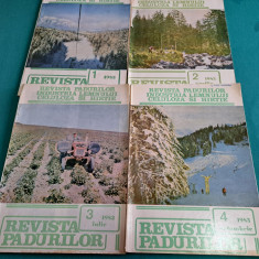 LOT 4 REVISTA PĂDURILOR / NR. 1, 2,3,4 *1983 *