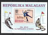 Madagascar 1975 - Jocurile Olimpice de iarna, patinaj, colita neuzata