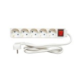 Prelungitor cu 5 prize schuko 1.5m, 16A, 250 si intrerupator Breckner Germany