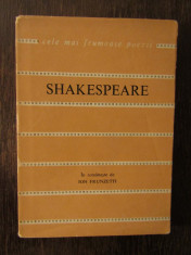 SHAKESPEARE - CELE MAI FRUMOASE POEZII foto