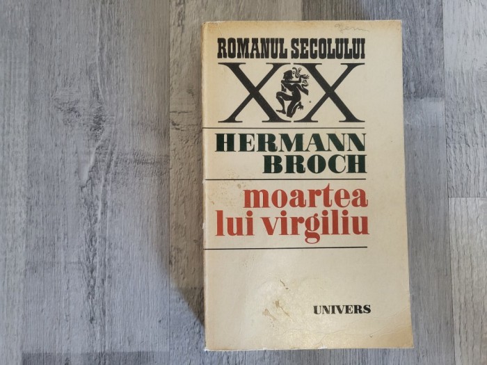 Moartea lui Virgiliu de Hermann Broch