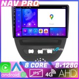 Navigatie Citroen C1 Peugeot 107 Toyota Aygo 2005-2014 EDOTEC-LITE Android Ecran 720P Octa Core 8+128 Carplay Android auto v2 CarStore Technology
