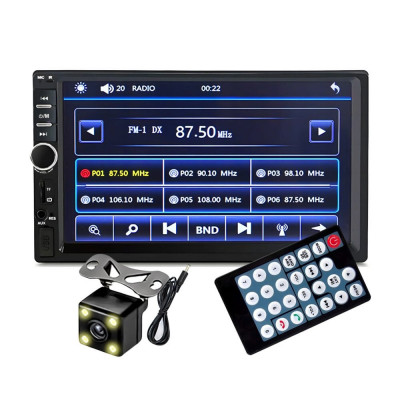 Player Video Auto dimensiune 2DIN, + Camera Marsarier INCLUSA, TouchScreen de 7 inch, 4 x 50W, model WDS-30 cu Bluetooth, Handsfree, Radio, MP3, WMA, foto