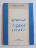 DICTIONAR ROMAN - ENGLEZ de IRINA PANOVF 1992