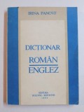 DICTIONAR ROMAN - ENGLEZ de IRINA PANOVF 1992