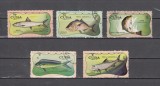 A12 S2 12 - Timbre foarte vechi - Cuba - pesti exotici, Fauna, Stampilat