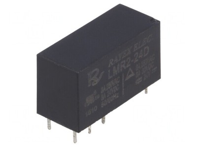 Releu Electromagnetic DPDT 24VDC 5A foto