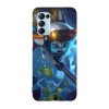 Husa compatibila cu Oppo Find X5 Pro, Viceversa, model Astronaut Poppy, Silicon, TPU, Transparent, Carcasa