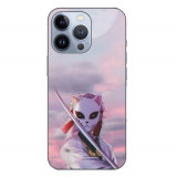 Husa compatibila cu Apple iPhone 13 Pro Silicon Gel Tpu Model Demon Slayer Sabito