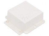 Carcasă Universală ABS Albă 78x82x30 mm