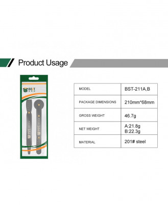 Spatula Pentru Desfacut Telefon si Tableta BST-211, 2 Piese foto