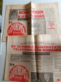 Două ziare Evenimentul Zilei, 10 octombrie și 14 noiembrie 1992.
