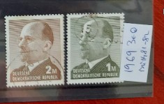 TS21 - Timbre serie DDR - 1969 Mi1481-82