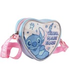 Rucsac Copii Stitch Inimă Brand Cerda, Material Poliester, Dimensiuni 15x14x4 cm, V&acirc;rstă +3 ani