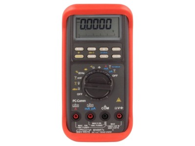 Multimetru digital LCD True RMS RS232 foto