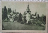 Carte postala, Sinaia, Castelul Peles, inceput de secol XX