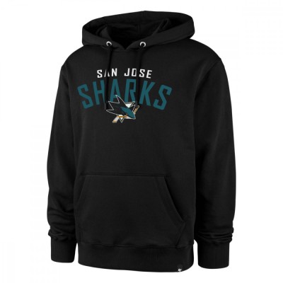 San Jose Sharks hanorac de bărbați cu glugă 47 HELIX Hood NHL black - M foto