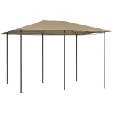 Pavilion, gri taupe, 3x4x2,6 m, 160 g/m&sup2; GartenMobel Dekor, vidaXL