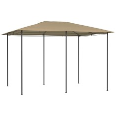 vidaXL Pavilion, gri taupe, 3x4x2,6 m, 160 g/m&sup2;