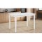 Masa living si bucatarie Bali, MDF, structura lemn masiv, 4 persoane, 112x72x74 cm, alb