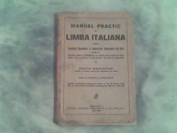 Manual practic de limba italiana-Oreste Mariapiedi