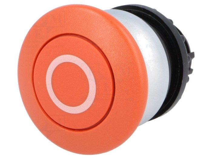 Comutator apăsare 22mm roșu