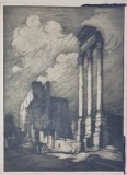 ROMA , RUINE - AQUA FORTE , AUTOR NECUNOSCUT
