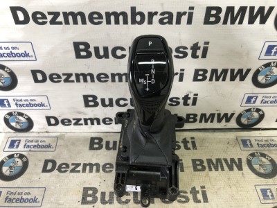 Selector viteza timonerie joystick negru sport BMW F10,F06,F13,X3 UK foto