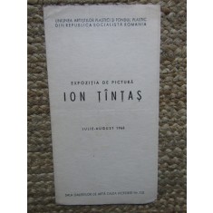 CATALOG DE EXPOZITIE ION TINTAS IULIE-AUGUST 1966
