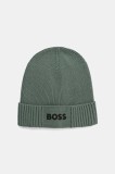 BOSS Green căciulă de l&acirc;nă BOSS GREEN culoarea verde, 50499423