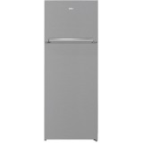 Frigider cu doua usi Beko RDNE455K40XBN, No Frost, 406 l, Termostat reglabil, Functie racire rapida, Silver, Clasa E