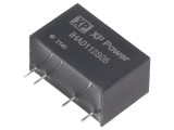 Convertor DC/DC 1W, 5V, 200mA, XP POWER - Eficiență 73%
