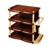 Raft plastic pentru pantofi, 4 nivele, 47 x 33 x 65 cm