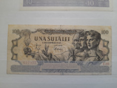 Bancnota 100 lei 1947 foto
