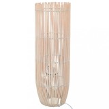 Cumpara ieftin Lampă de podea, alb, 72 cm, răchită, E27