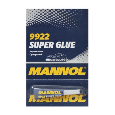 Lipici tip Super Glue MANNOL 2g (blister 6 buc) 23429 foto