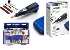 DREMEL 7700-30 Minifreza cu acumulator + set accesorii MULTI 687 F0137700KN foto